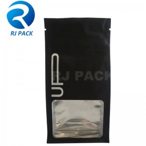 窓付きの子供に耐性のある平らな底部ポーチ